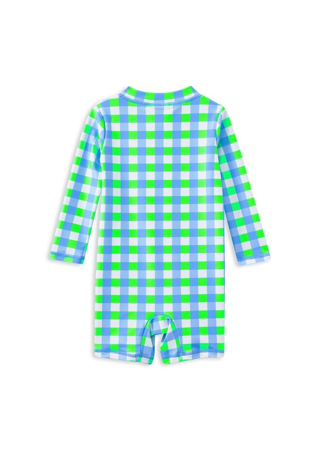 Milky Boys Swimwear Check Long Sleeve Swimsuit