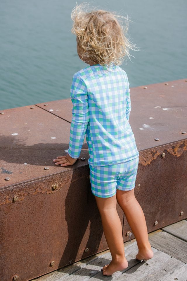 Milky Boys Swimwear Check Rash Vest