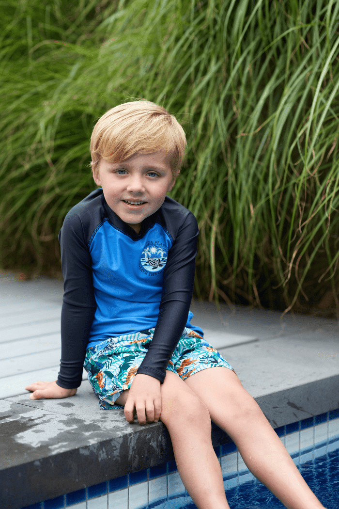 Milky Boys Swimwear Save The Ocean Rash Vest