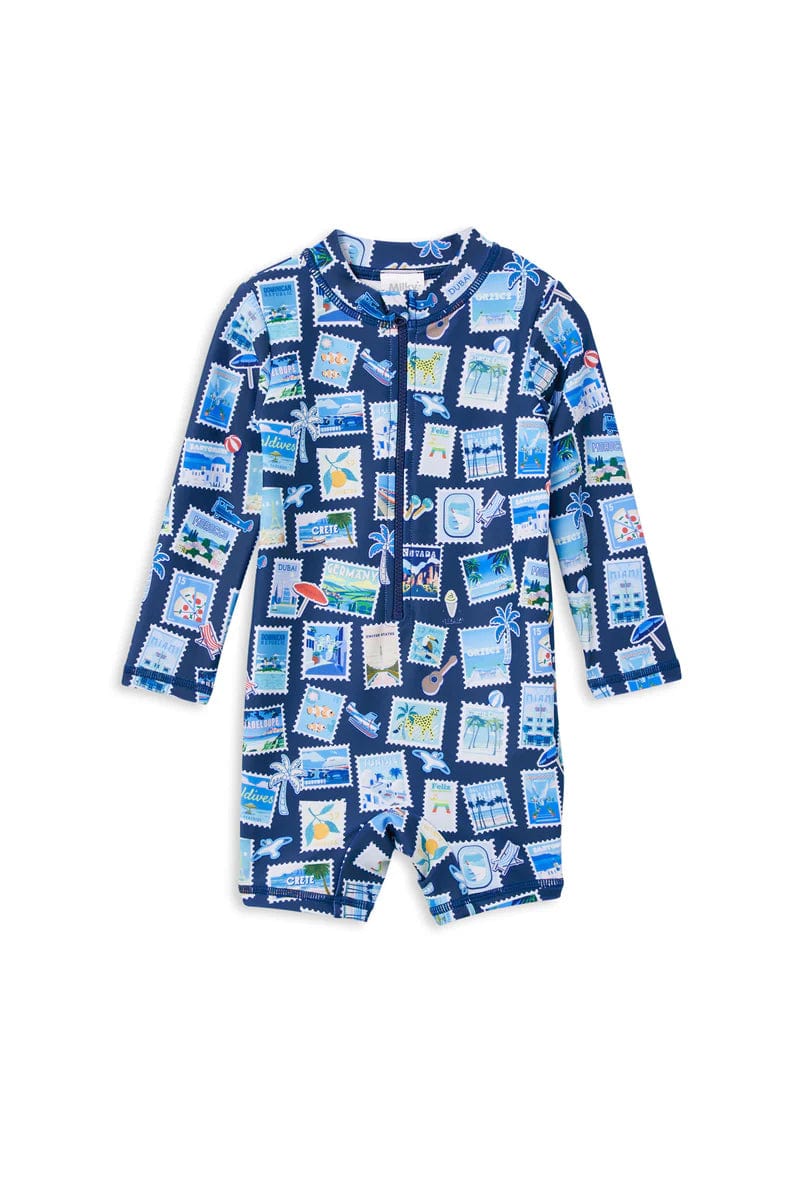 Milky Boys Swimwear Vacay Long Sleeve Swimsuit