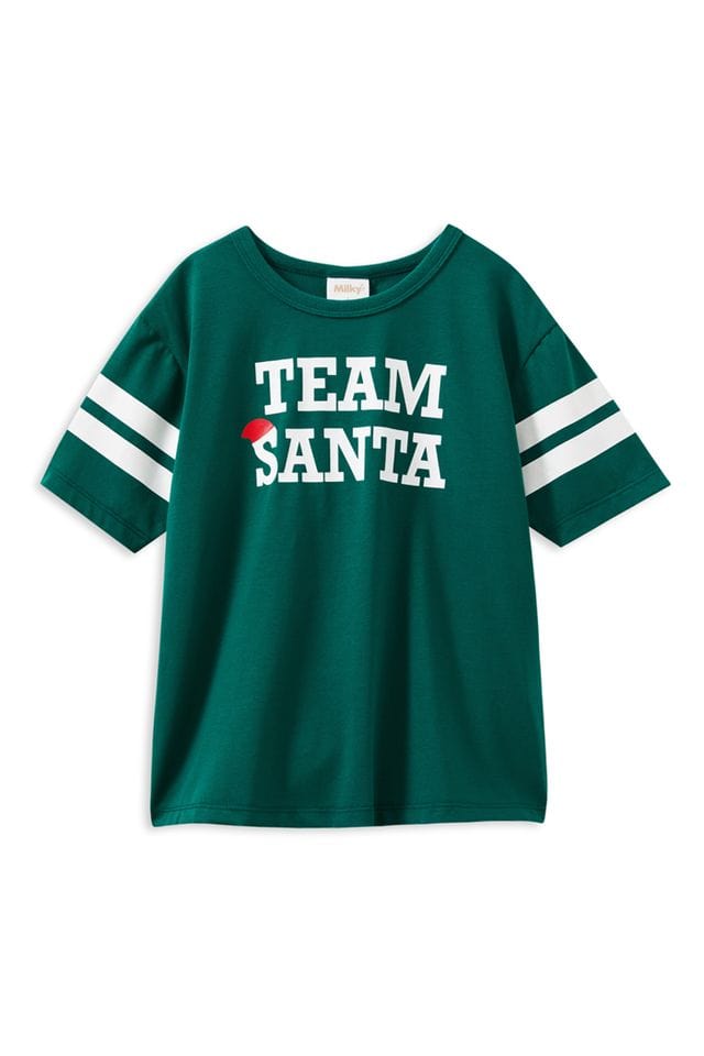 Milky Boys Tops 2Y Team Santa Tee