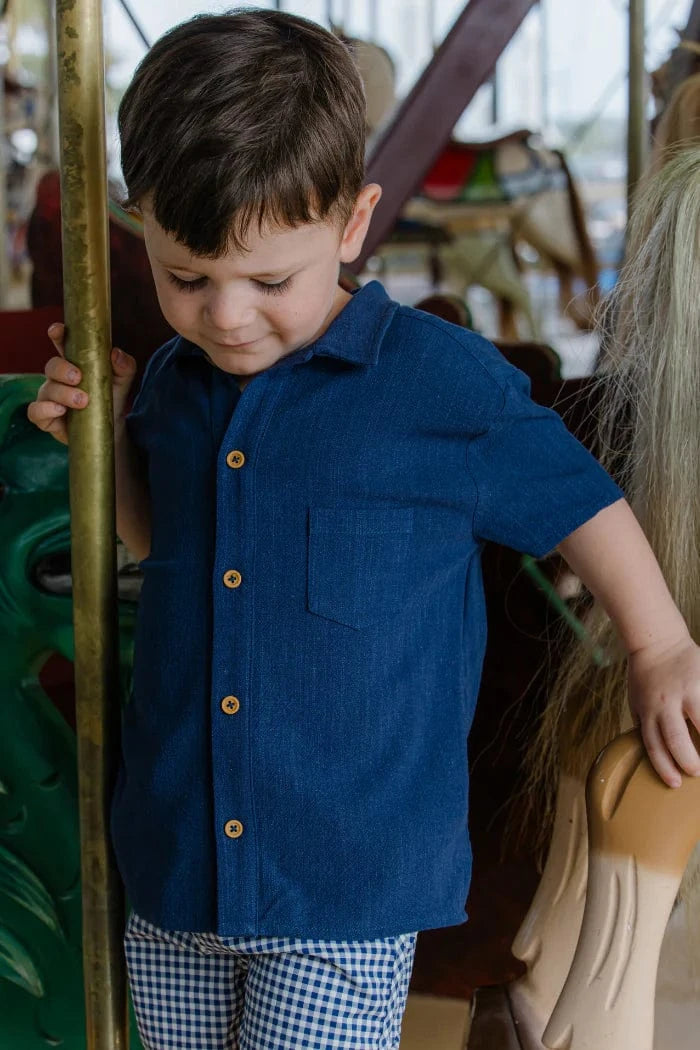 Milky Boys Tops Linen Shirt