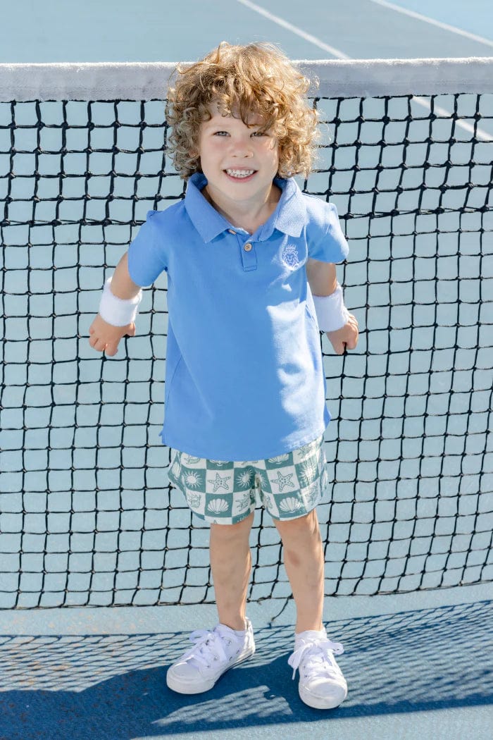 Milky Boys Tops Sky Blue Polo Shirt