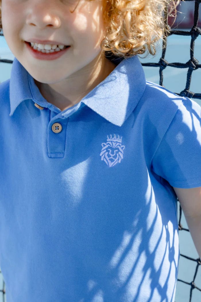 Milky Boys Tops Sky Blue Polo Shirt