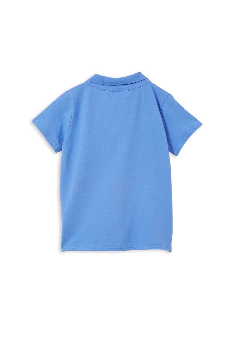 Milky Boys Tops Sky Blue Polo Shirt