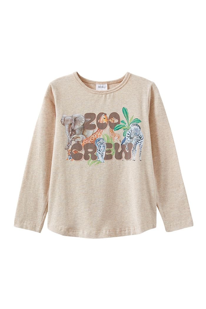 Milky Boys Tops Zoo Crew Tee