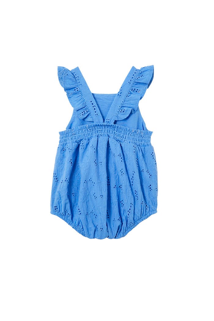 Milky Girls All In One Cornflower Broderie Frill Playsuit