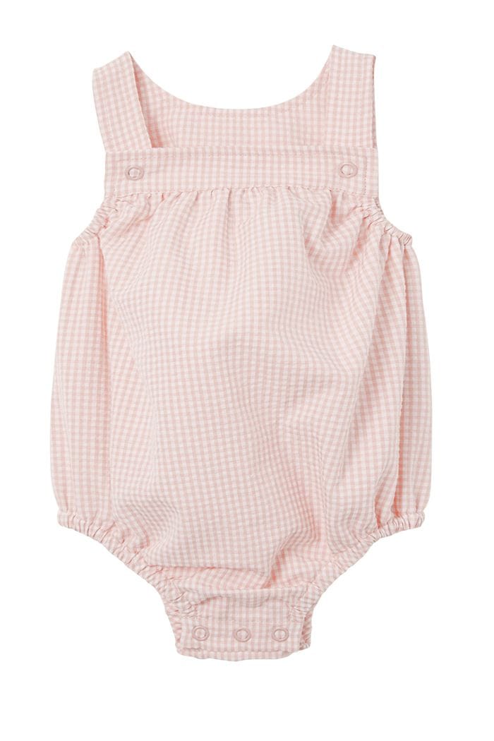 Milky Girls All In One Pink Check Playsuit