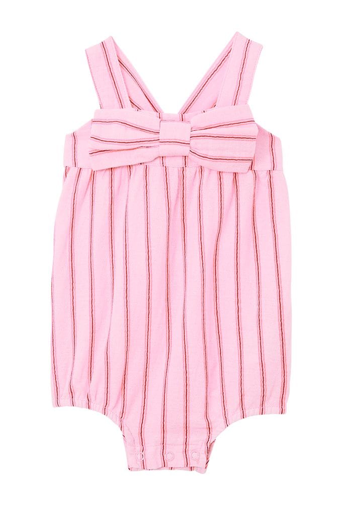 Milky Girls All In One Ruby Stripe Cotton Playsuit