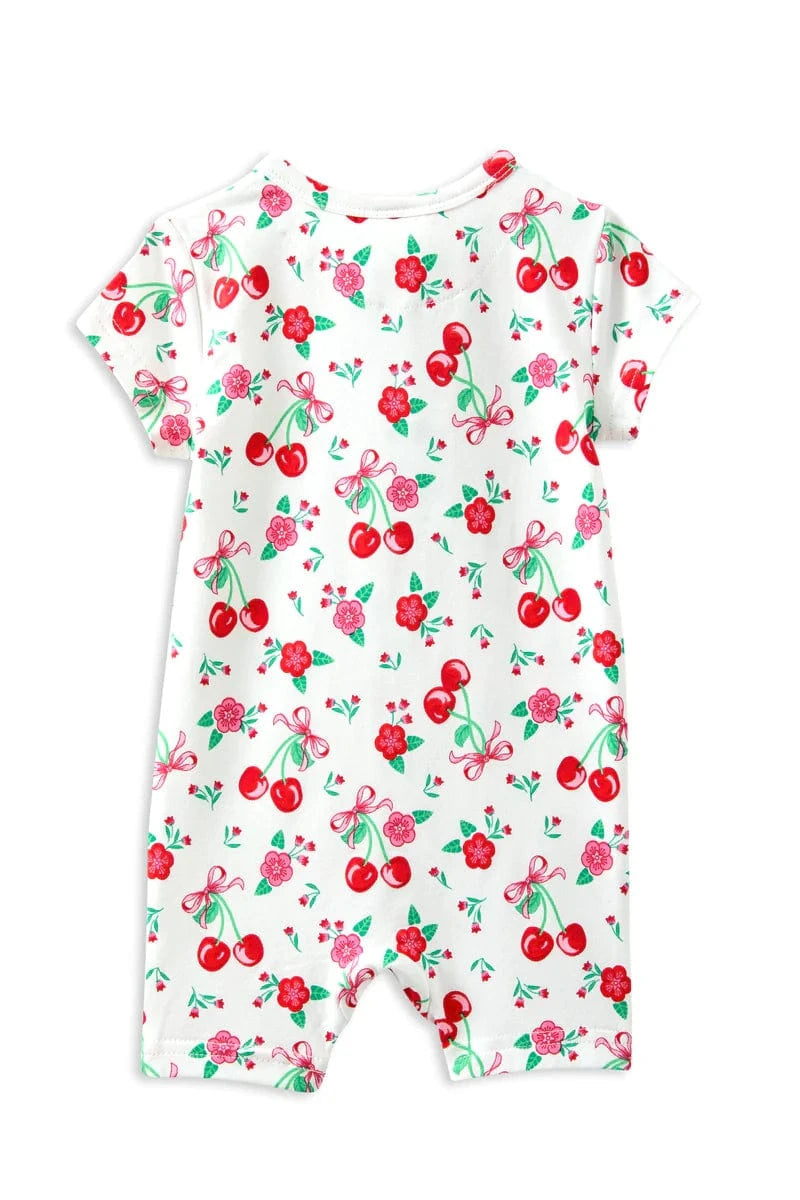 Milky Girls All In One Sweet Cherry Zip Romper
