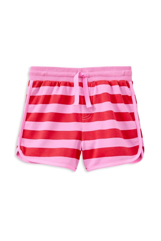 Milky Girls Bottoms 2Y Cherry Stripe Short