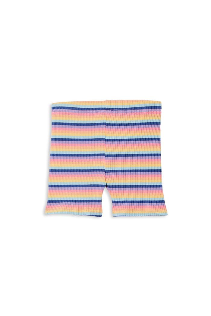 Milky Girls Bottoms Multi Stripe Rib Bike Short