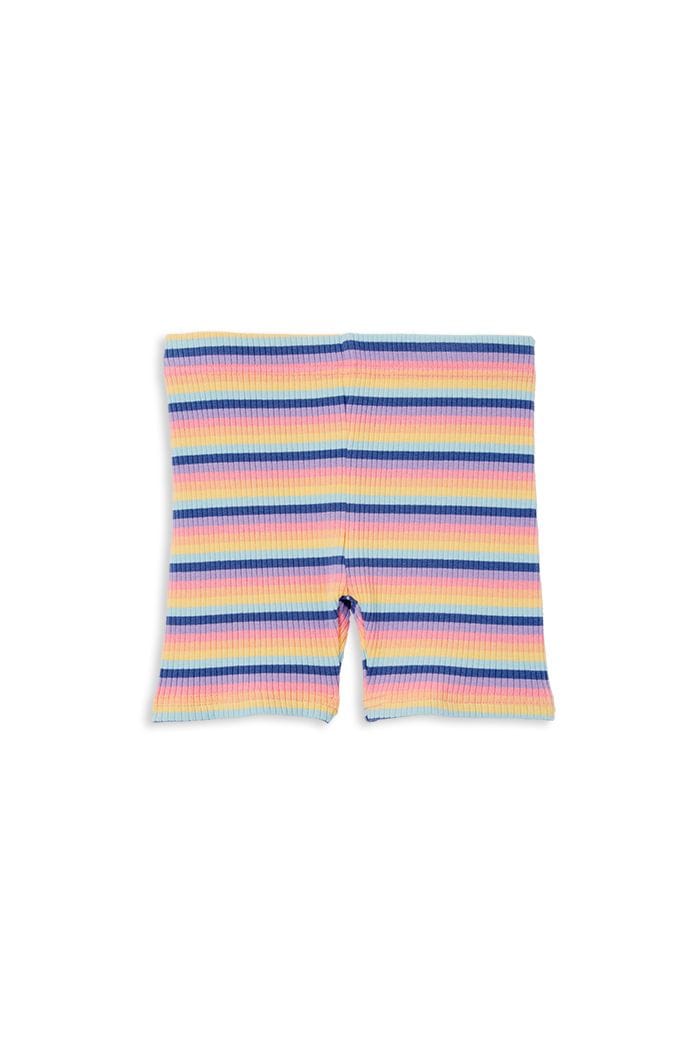 Milky Girls Bottoms Multi Stripe Rib Bike Short