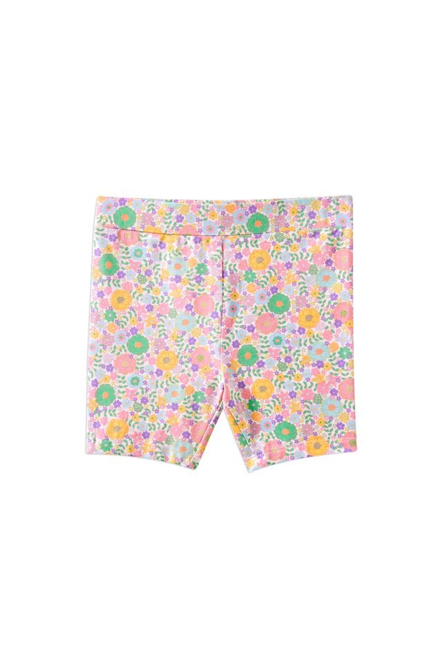 Milky Girls Bottoms Pastel Garden Bike Short