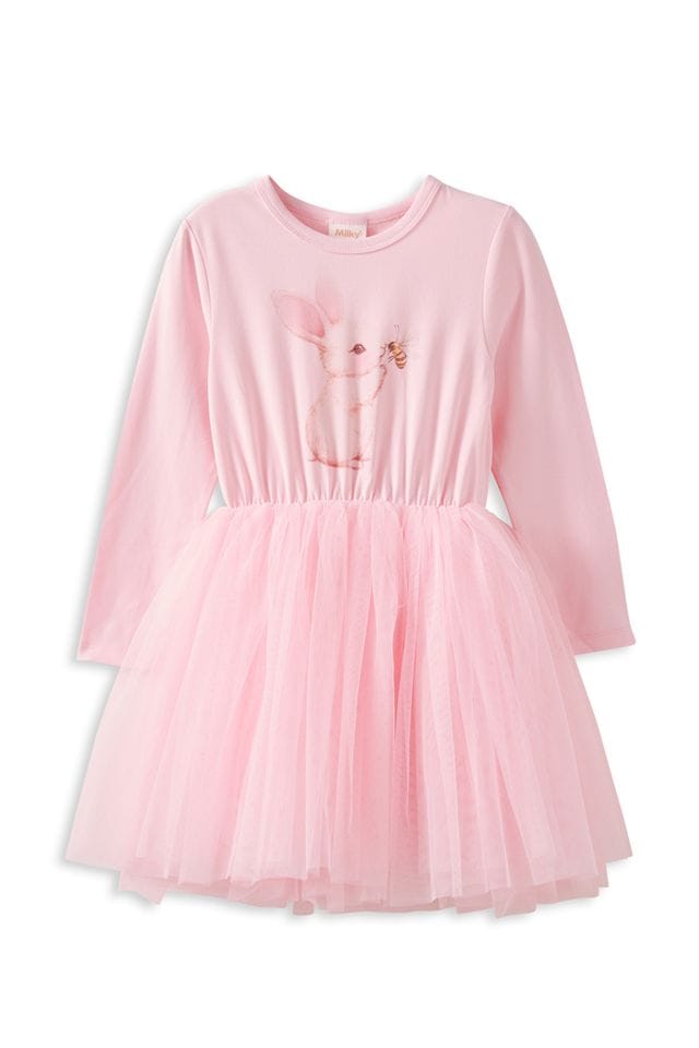 Milky Girls Dress 2Y Bunny Kisses Tutu Dress