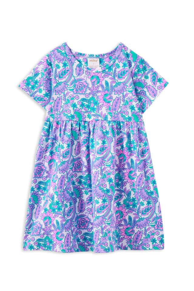 Milky Girls Dress 2Y Paisley Bloom Dress