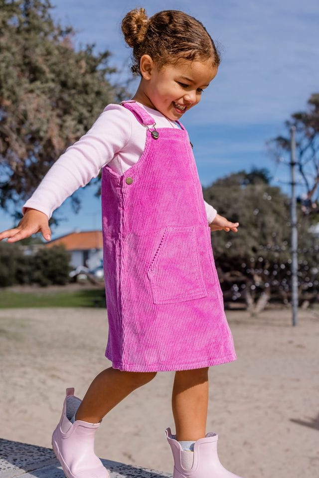 Milky Girls Dress 2Y Pinny Pop Dress