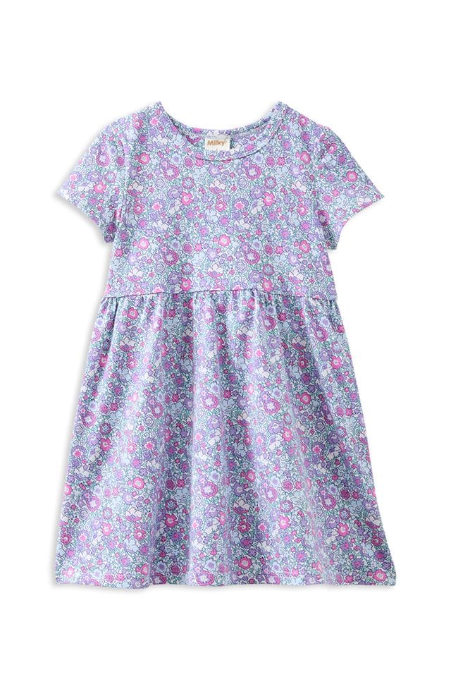 Milky Girls Dress 2Y Pretty Posy Dress