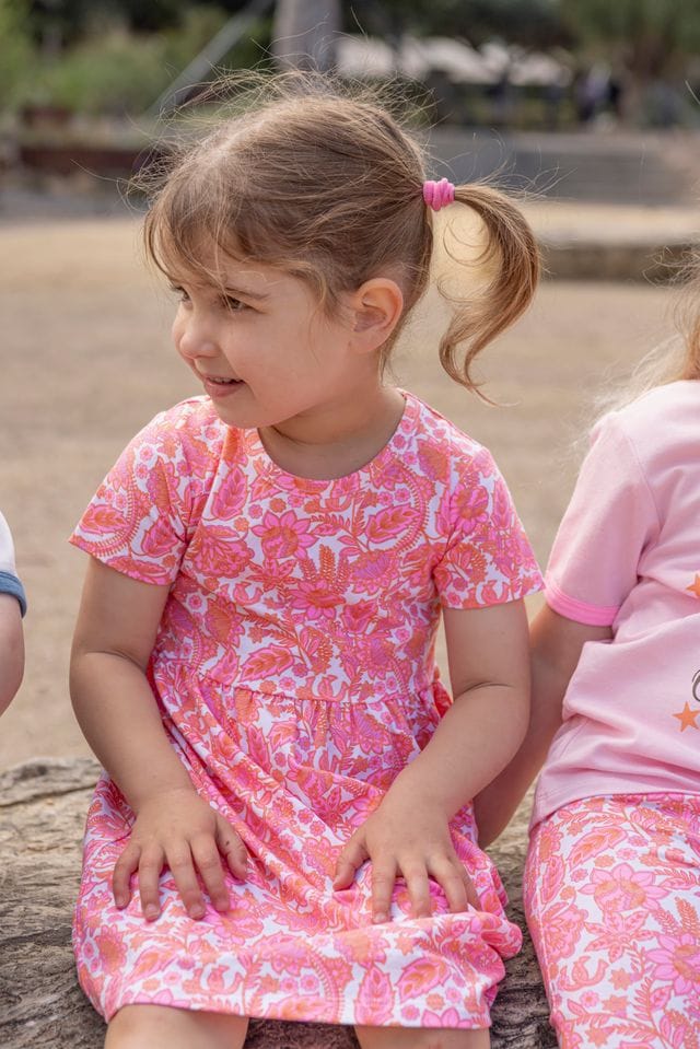 Milky Girls Dress 2Y Wild Paisley Dress