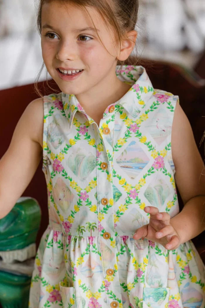 Milky Girls Dress Aloha Dress