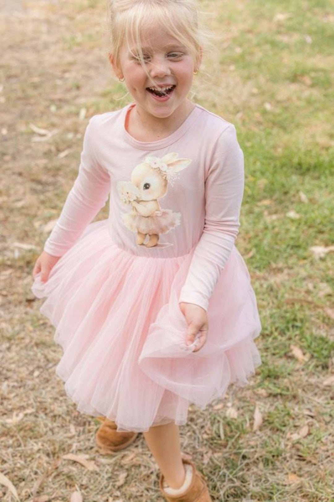 Milky Girls Dress Ballerina Bunny Tutu Dress