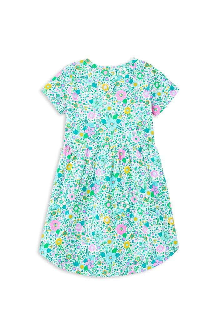 Milky Girls Dress Blossom Hi-Lo Dress