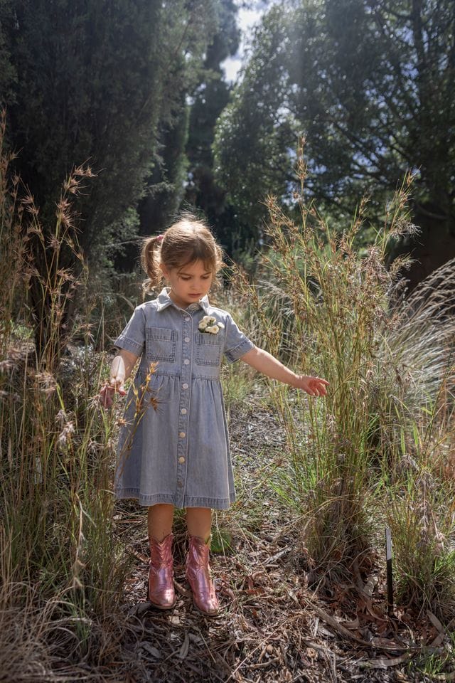 Milky Girls Dress Mabel Denim Dress