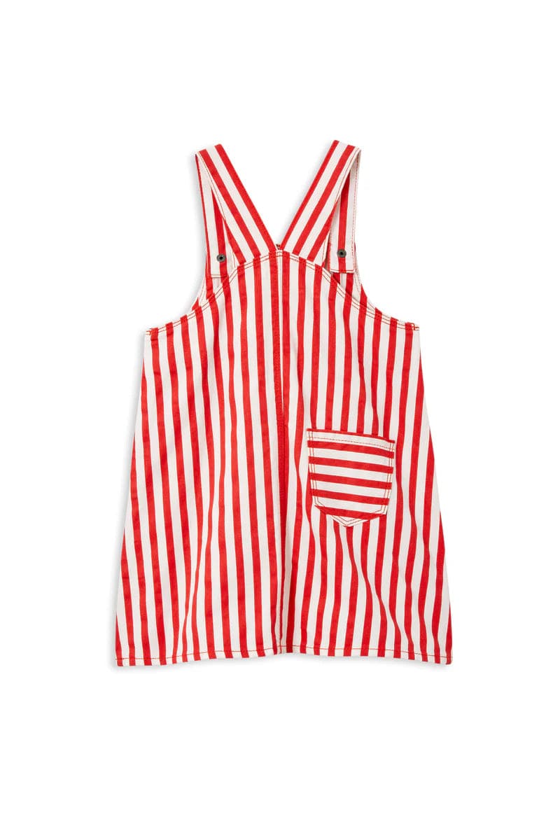 Milky Girls Dress Red Stripe Pinni