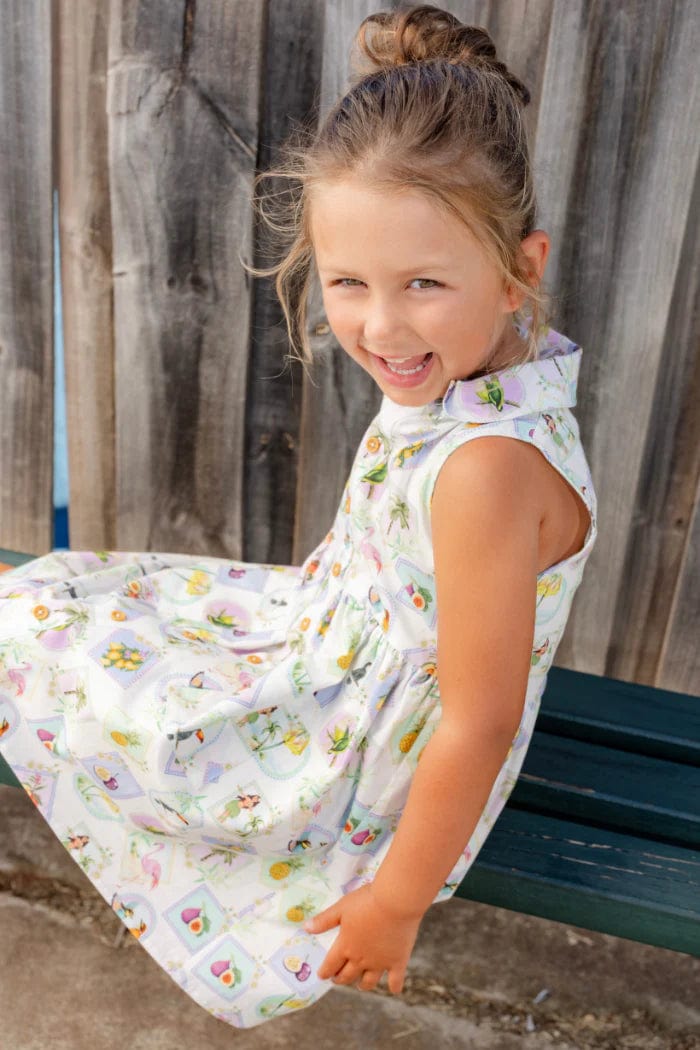 Milky Girls Dress Resort Dress