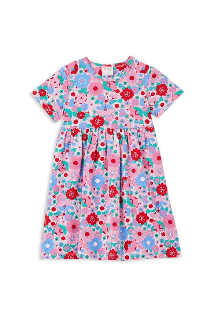 Milky Girls Dress Summer Blooms Dress