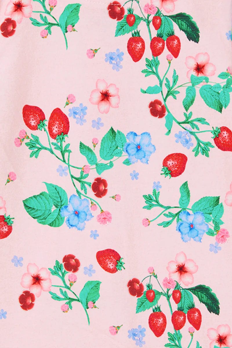 Milky Girls Dress Very Berry Hi- Lo Dress