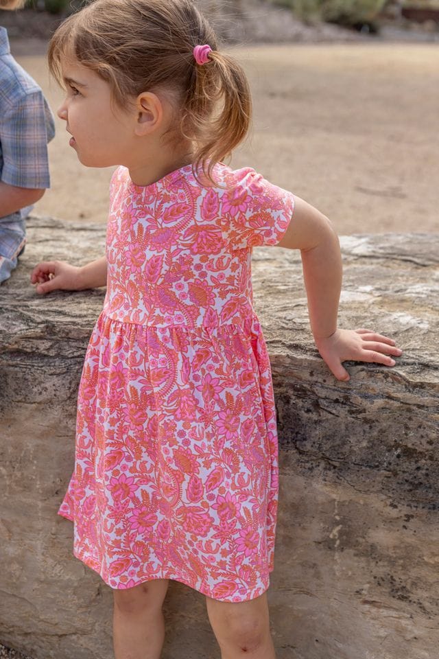 Milky Girls Dress Wild Paisley Dress