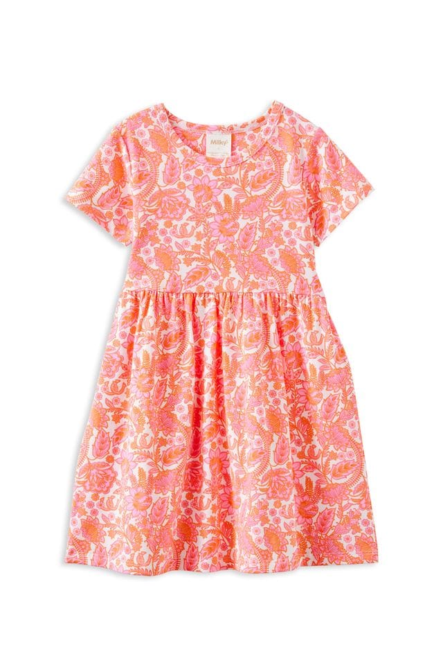 Milky Girls Dress Wild Paisley Dress