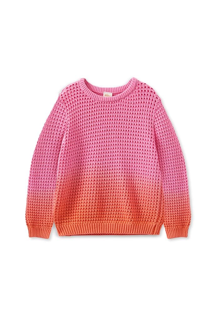 Milky Girls Jacket Rainbow Knit Jumper