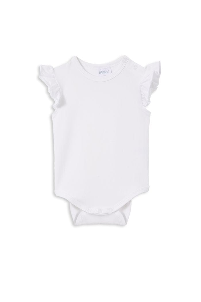 Milky Girls Onesie Detail Frill Bubbysuit