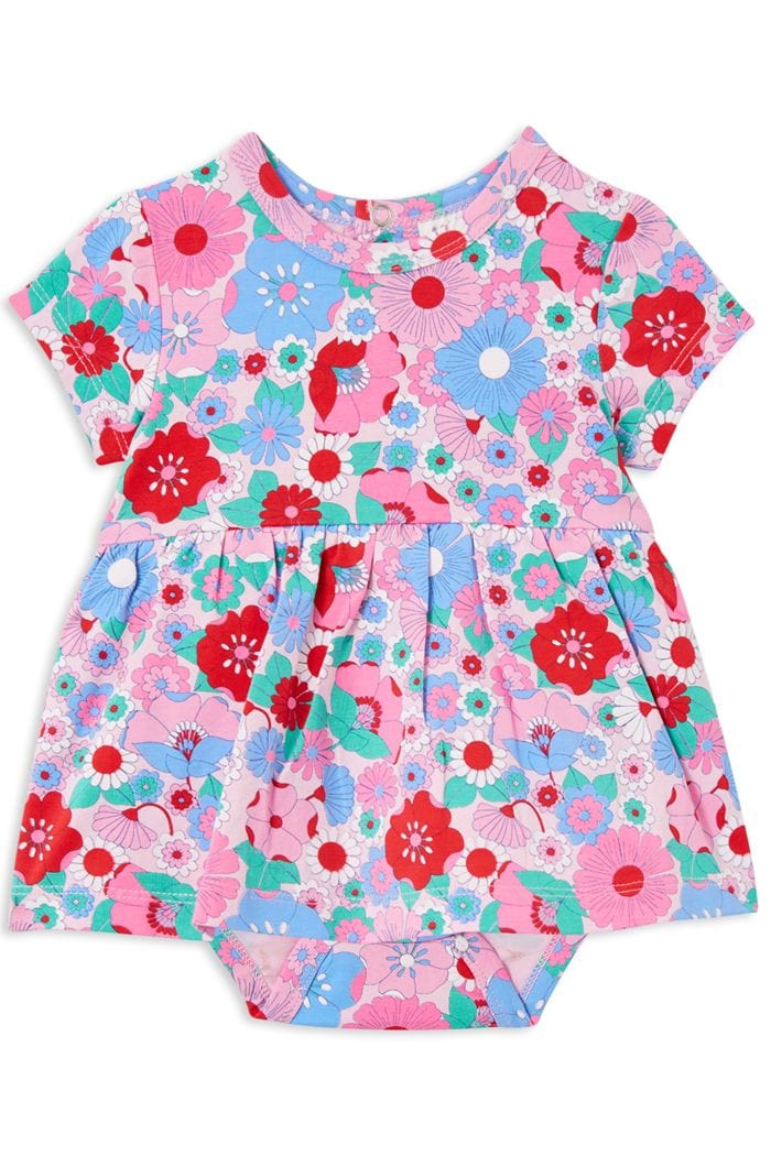 Milky Girls Onesie Summer Blooms Baby Dress