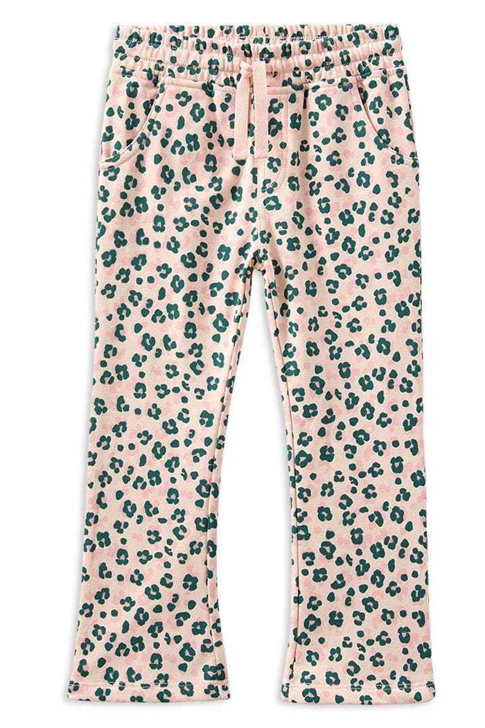 Milky Girls Pants Leopard Fleece Track Pant