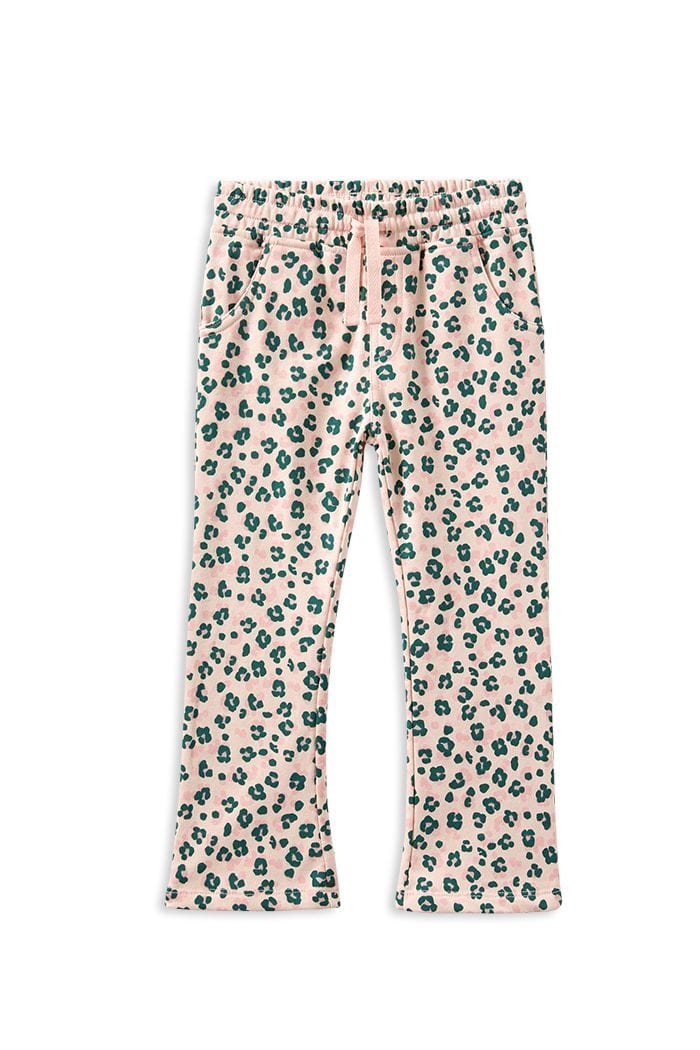 Milky Girls Pants Leopard Fleece Track Pant