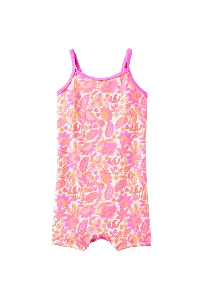 Milky Girls Swimwear 2Y Wild Paisley Boyleg One-Piece
