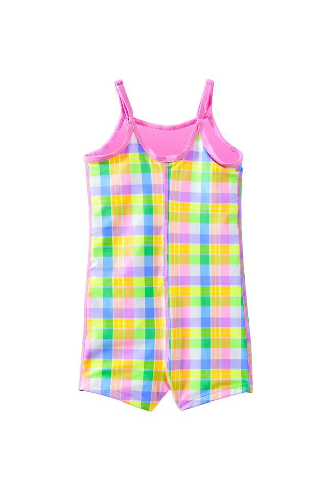Milky Girls Swimwear Carnival Check Boyleg One-Piece