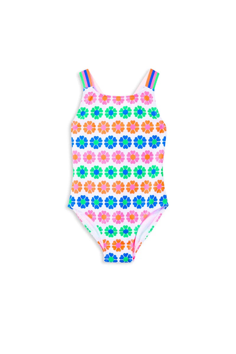 Milky Girls Swimwear Neon Fun Sporty Swimsuit