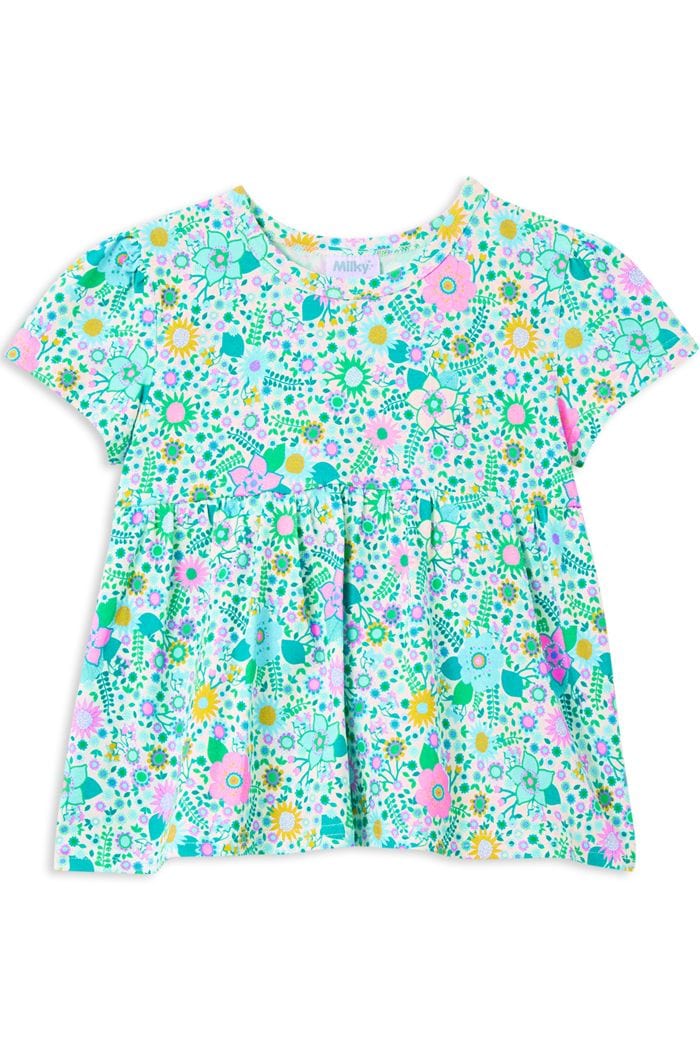 Milky Girls Tee Blossom Swing Tee