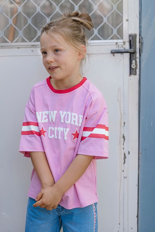 Milky Girls Tee New York Tee - Pink