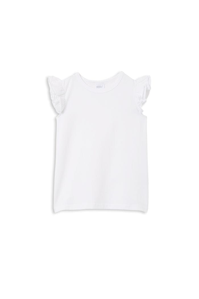 Milky Girls Tee White Detail Tee