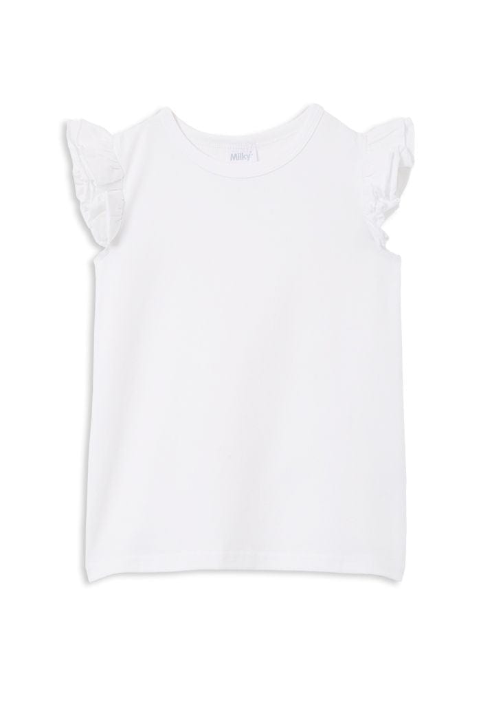 Milky Girls Tee White Detail Tee