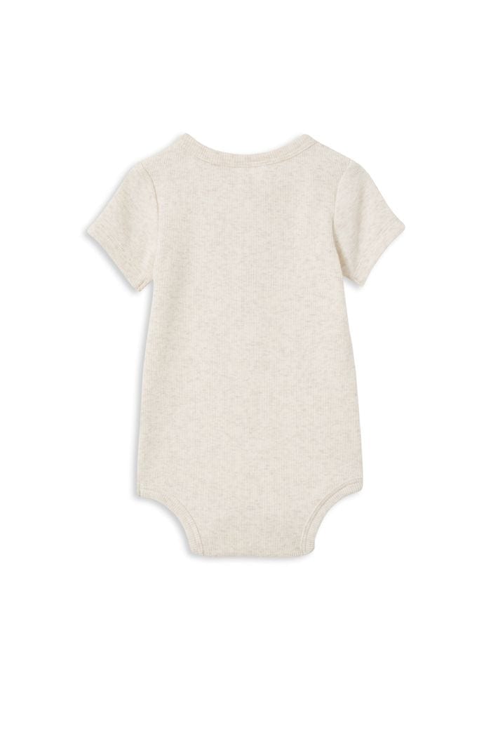 Milky Unisex Onesie Ecru Rib Bubbysuit