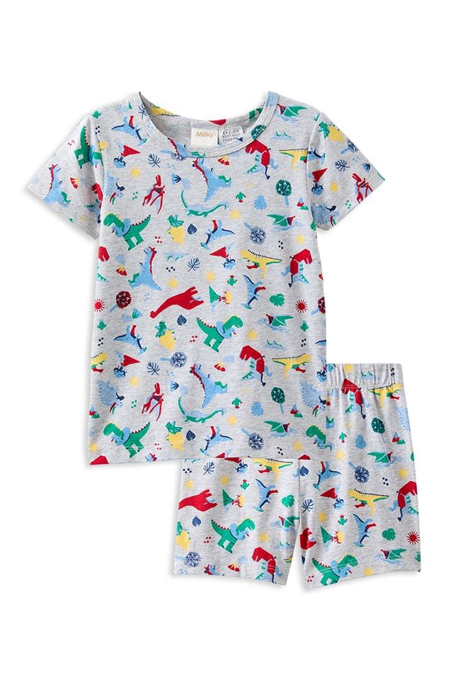 Milky Unisex Sleepware 2Y Dinosaur PJs