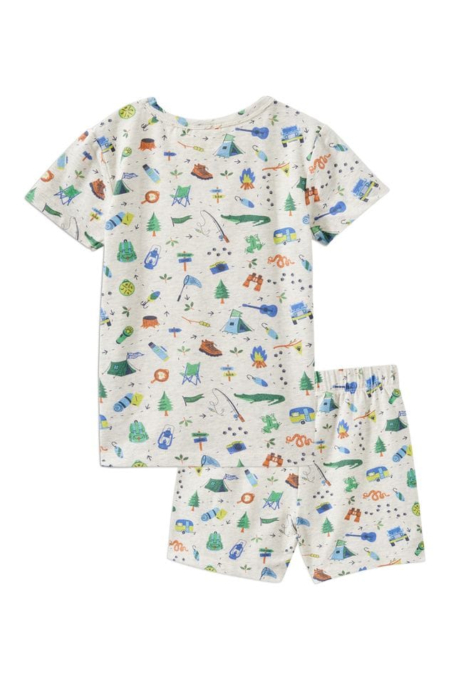 Milky Unisex Sleepware Camping PJs 