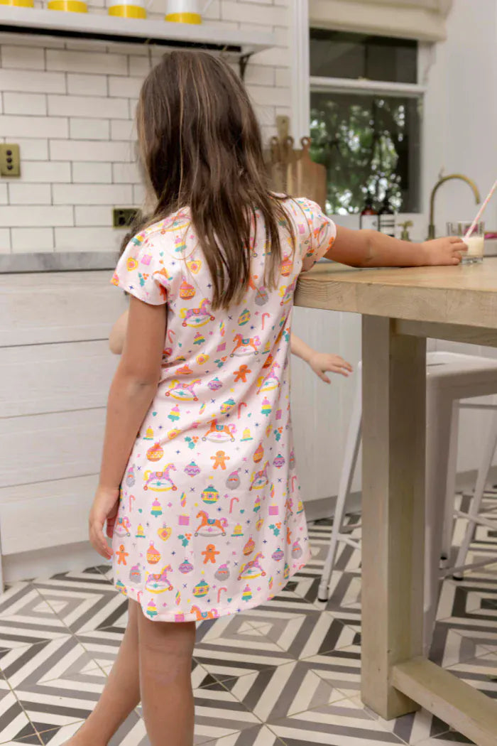 Milky Unisex Sleepware Candy Cane Nightie