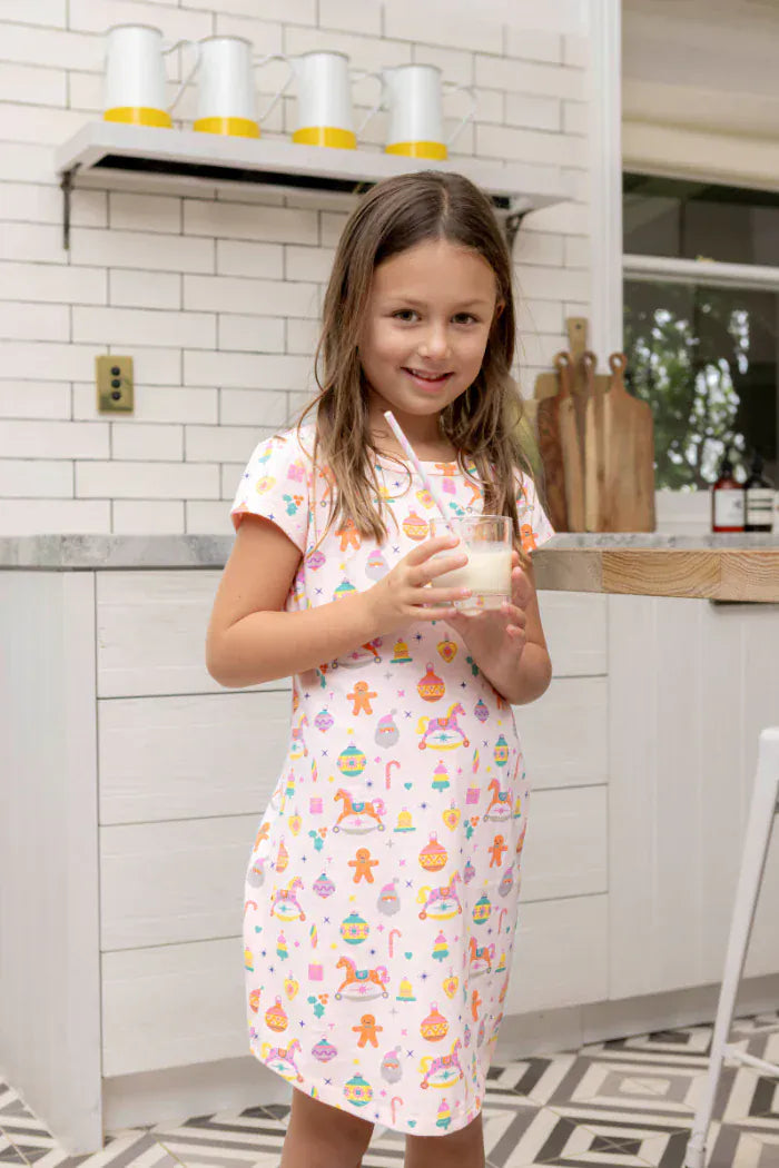 Milky Unisex Sleepware Candy Cane Nightie